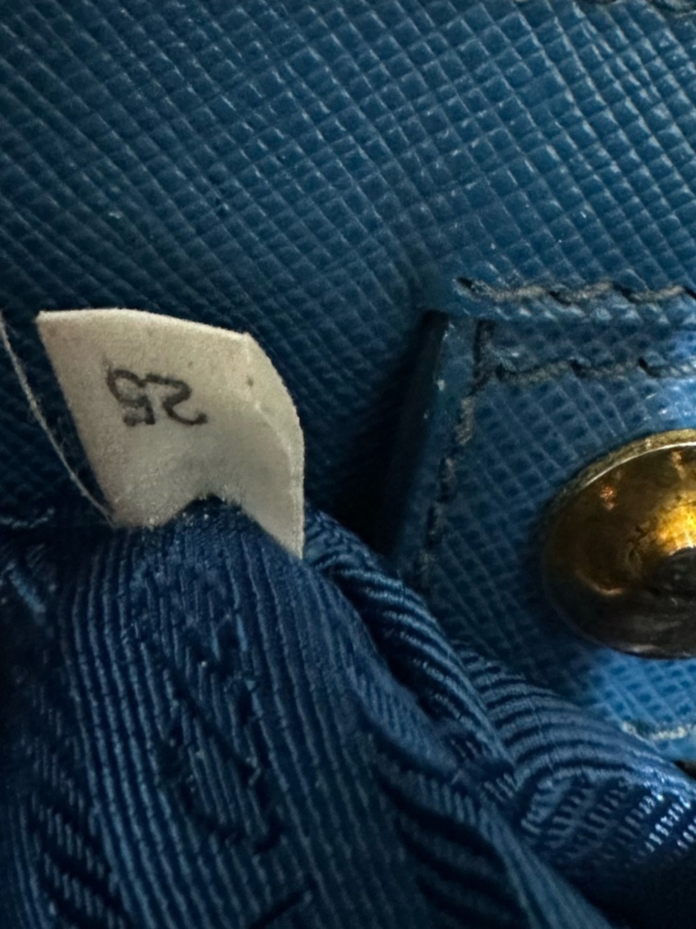 Prada Cobalto Saffiano Lux Galleria Double Zip Tote (C5) - Picture 16 of 17